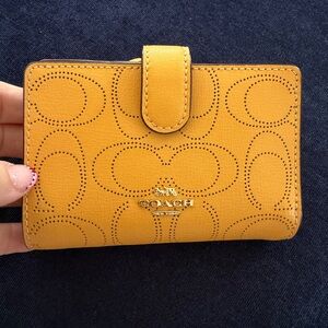 Coach Mustard Yellow Women's Wallet